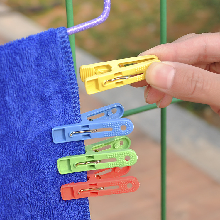 20 household plastic drying clips, thickened plastic clips, windproof clips, underwear, clothes and socks clips, clothes drying clips Specification image