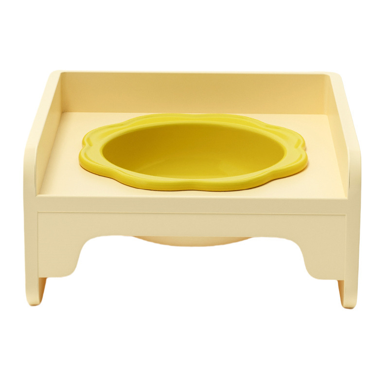 Pet supplies: Square bowl rack, cat bowl rack, pet feeding bowl, pet food bowl, pet water dispenser, multi-functional pet feeding accessories Item Picture