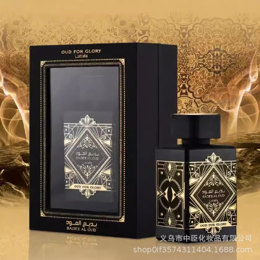 拉塔法黑色荣耀乌木LattafaBade'eAlOudforGloryl中性香水古龙香