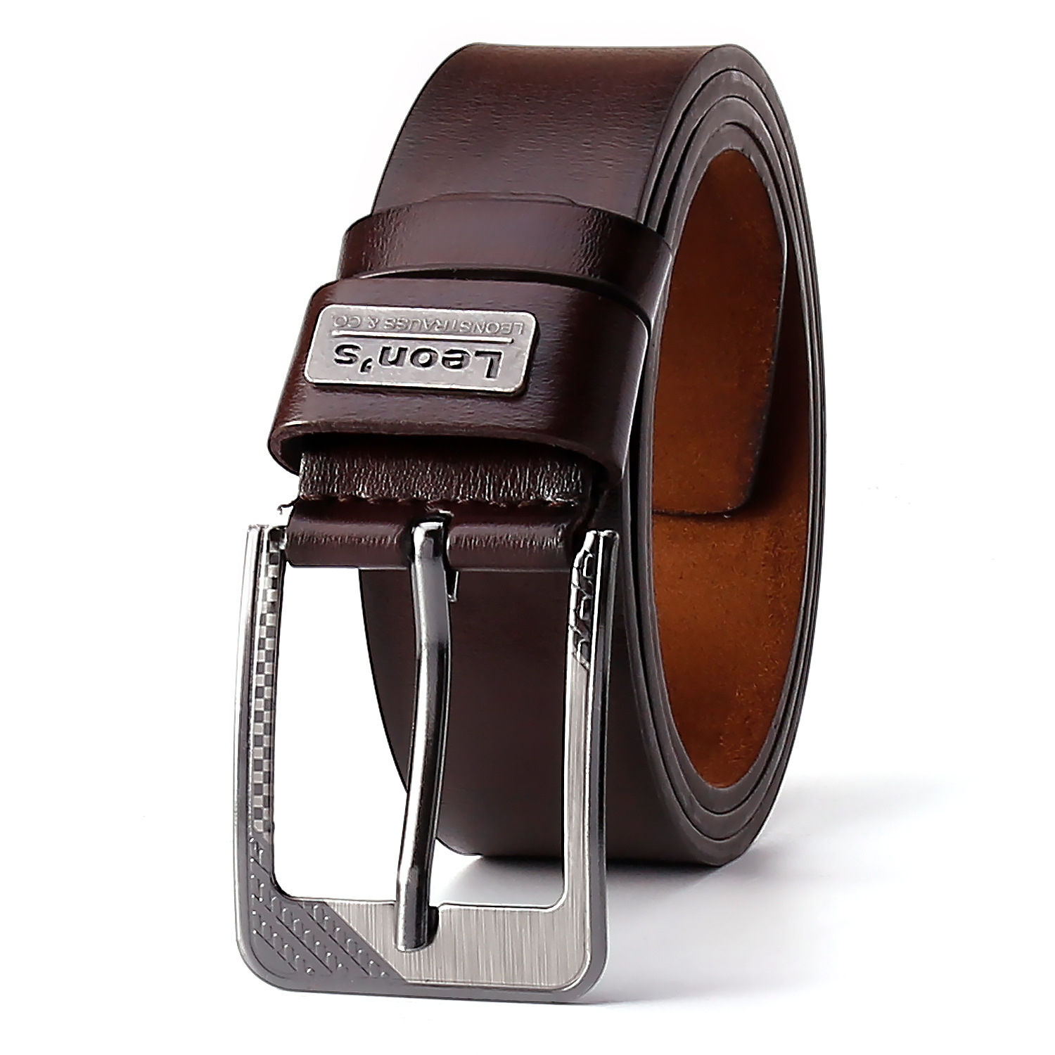 New logo belt for men, high-end, casual and simple style belt for men, wholesale version for trendy men Specification image