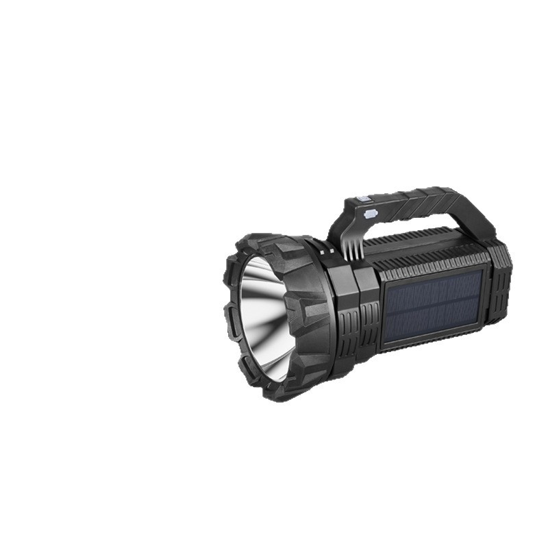 5190 solar-powered portable lamp with strong light P50 high-brightness patrol and searchlight, emergency flashlight Application Scenario