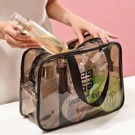 30-thread cosmetic bag, InS-style waterproof women's travel large-capacity toiletries bag, storage bag box, portable travel storage
