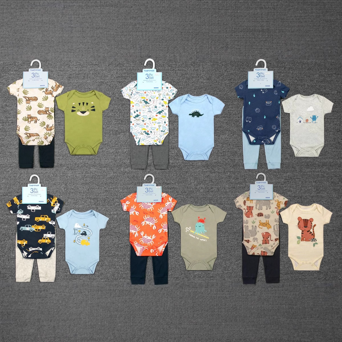 In 2025, AliExpress is offering a wide range of hot-selling children's clothing for export, including European and American short-sleeved, farty, mosquito-proof pants, and infant clothing sets