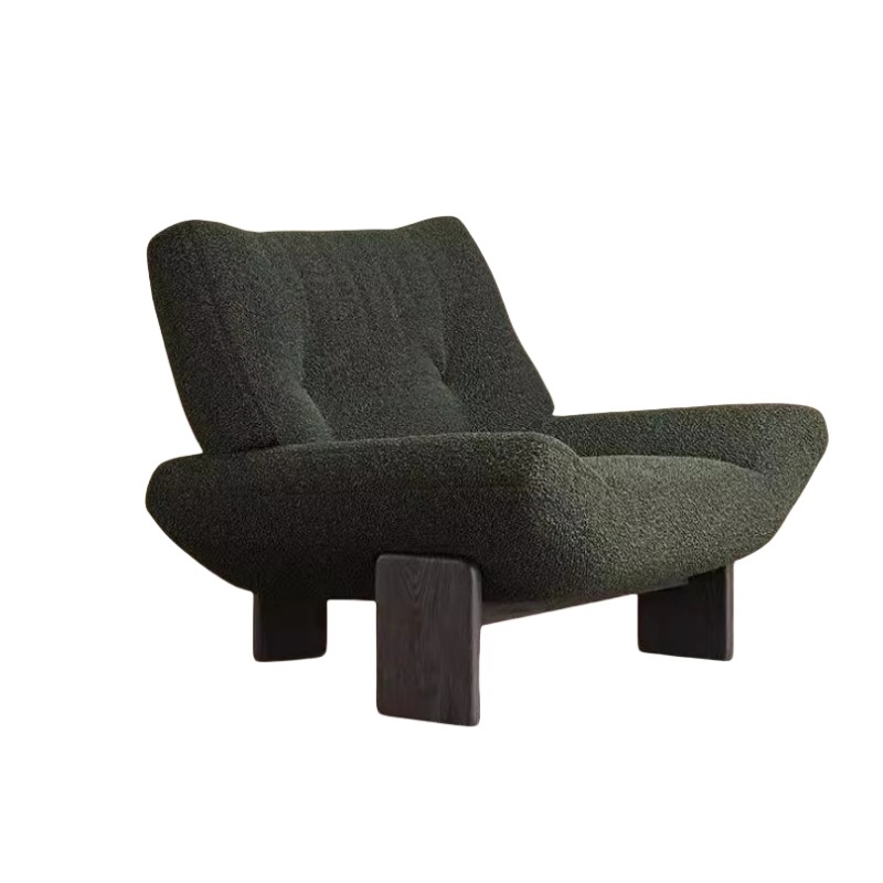 Star Factory wholesals vintage single sofa chairs, wabi-sabi style solid wood leisure chairs, hotel living room and club reception chairs, designer negotiation chairs Item Picture