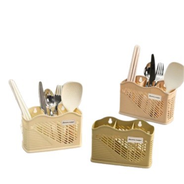 New 筷笼 plastic multi-functional kitchen chopsticks, kitchen cutlery cage in stock wholesale, household storage chopstick cage Item Picture