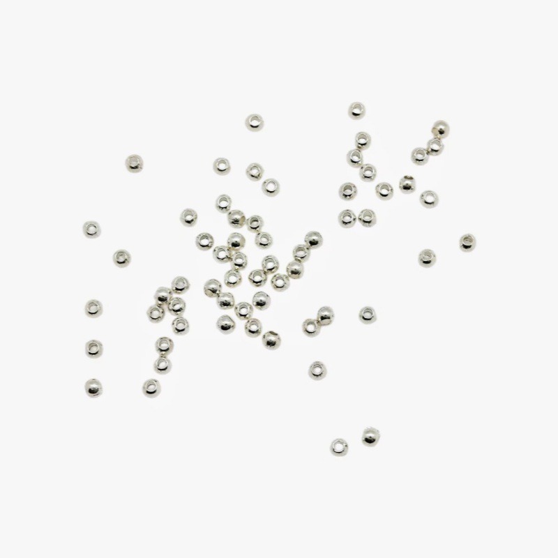 Chapado en oro plata blanco K perlas sueltas al por mayor diy pulsera cadena de mano taladros con cuentas cuentas hechas a mano perlas sueltas Specification image