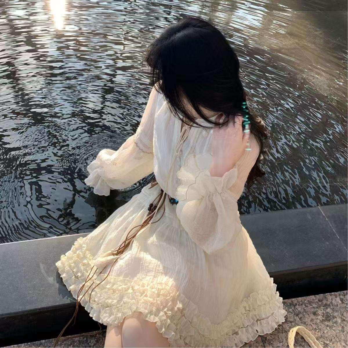 连衣裙实物图