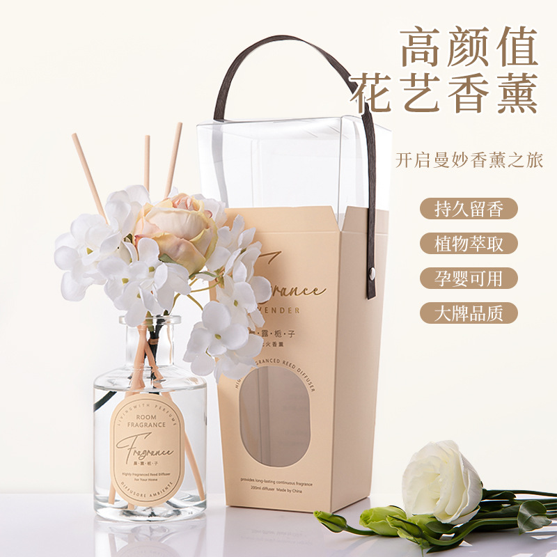 栀子花香薰精油家用伴手礼室内持久无火香薰便携卧室香氛卫生间产品图