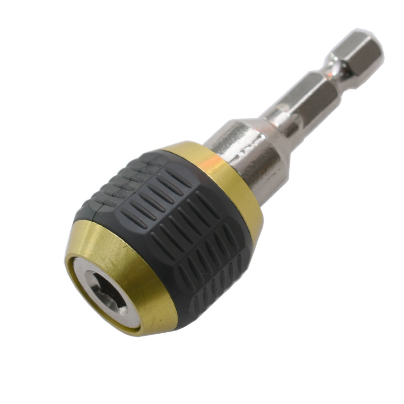 Factory pin hexagonal handle quick-change self-locking connecting rod, electric drill, screwdriver bit, quick conversion tool, extension connecting rod details Picture