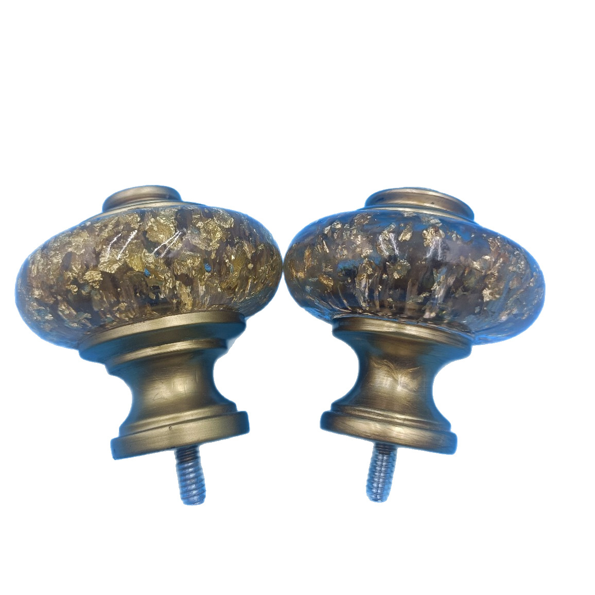 Cross-border best-selling new high-end Curtain rod Adjustable Double Curtain Rods Item Picture