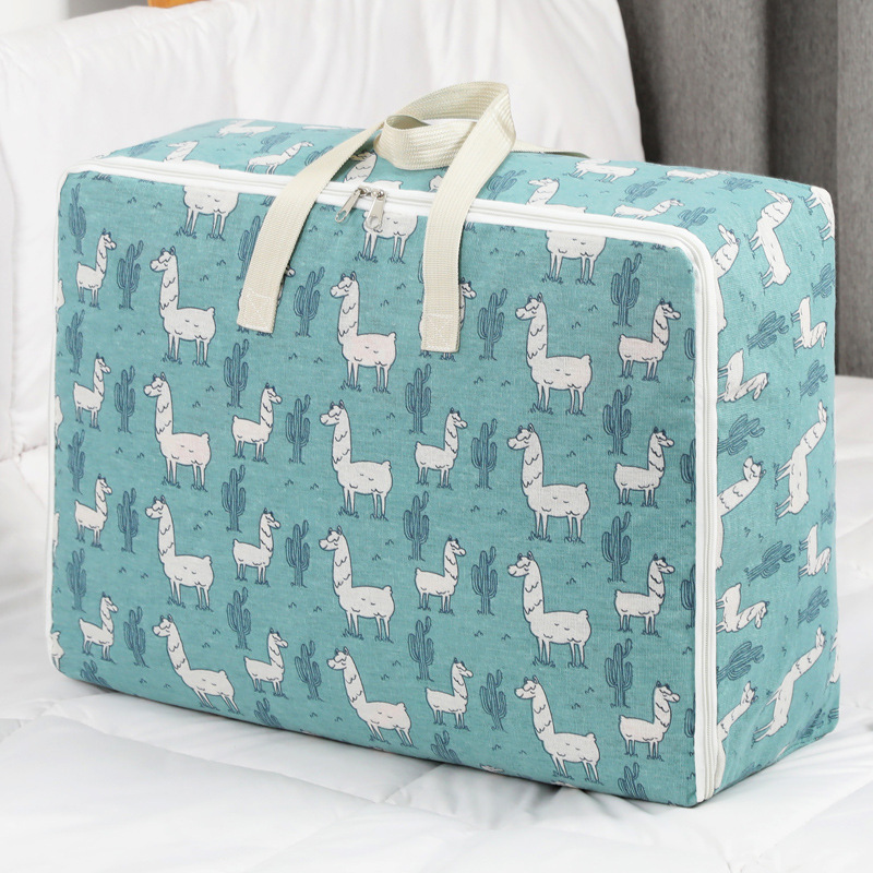 Oxford cloth clothing storage bags, large waterproof quilts, moving student hand luggage bags, home sorting and packing bags Item Picture
