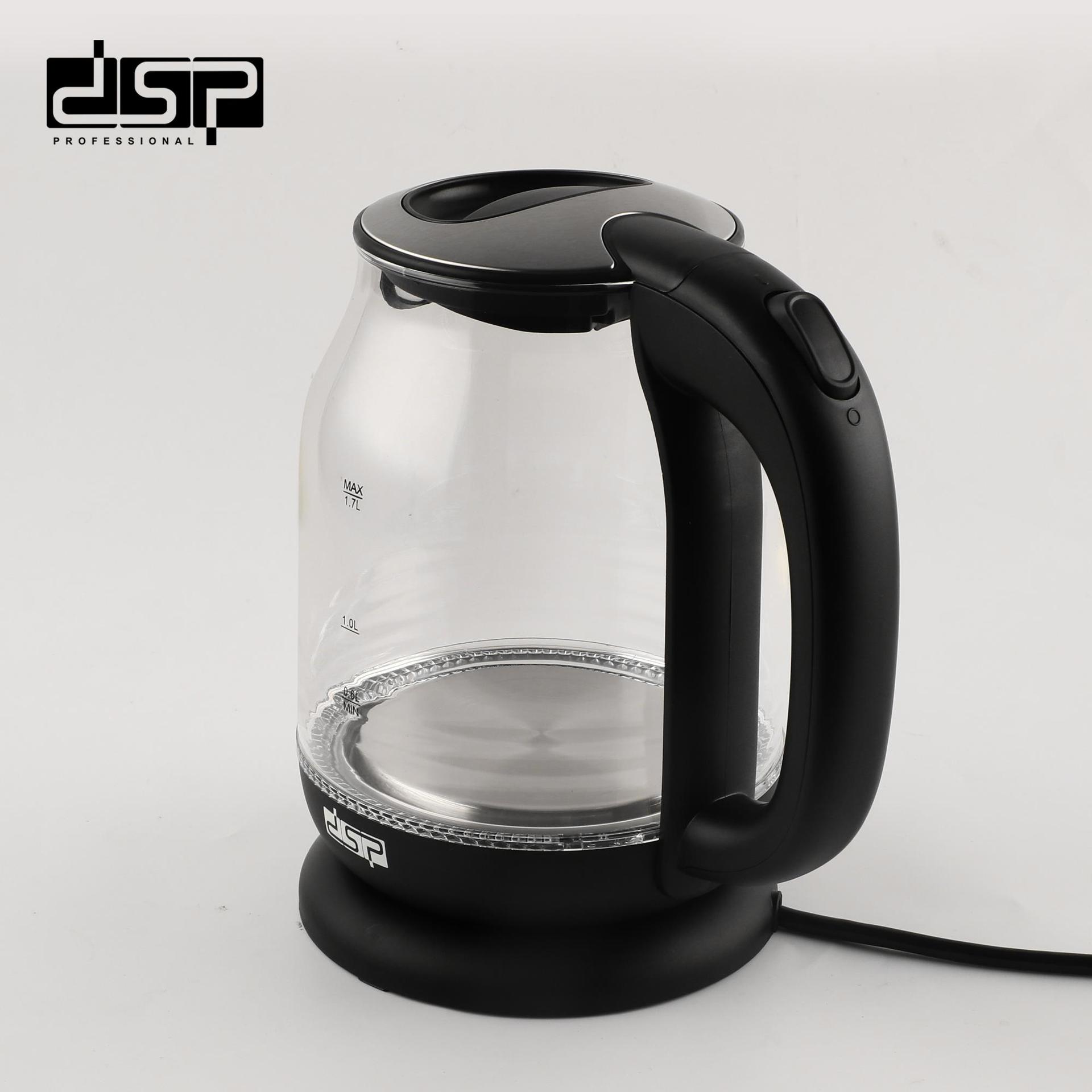 DSP/丹松电热水壶家用玻璃烧水壶1.7L大容量自动断电开水壶KK1265产品图