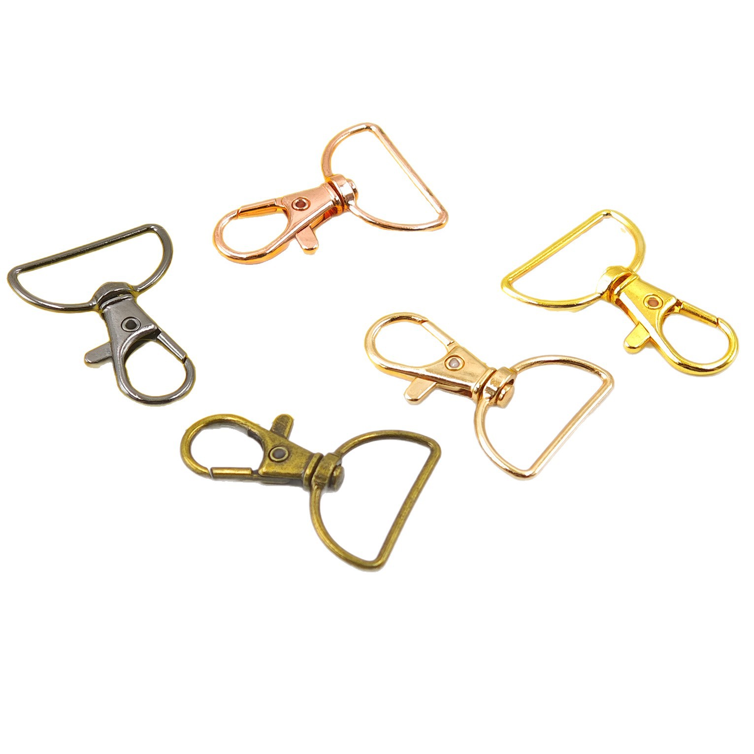 1-inch alloy dog buckle luggage hardware accessories, fish mouth buckle, DIY bag accessories, tools, pendant materials, hook buckle Item Picture