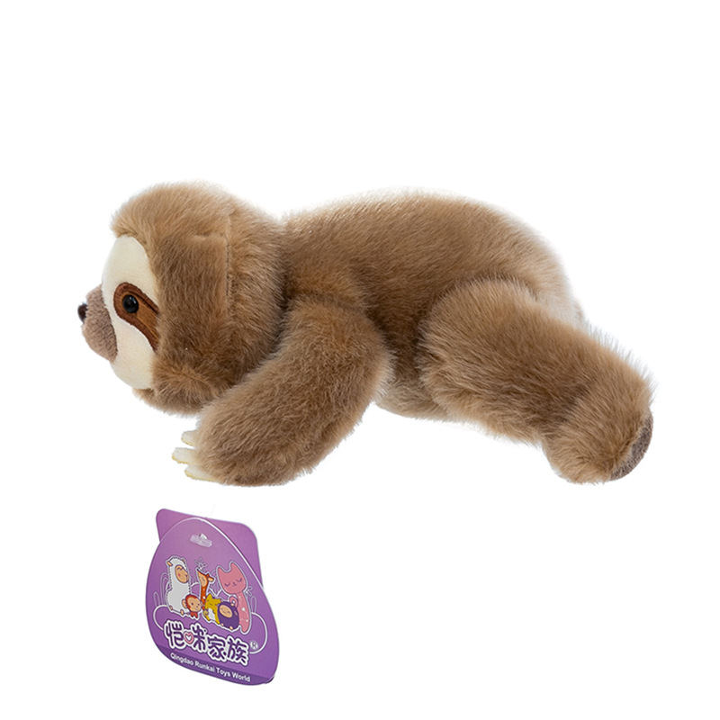 Cartoon three-pose panda palm treasure, sloth plush toy, Aries learning pair, wedding scattering, cross-border monkey wholesale Item Picture