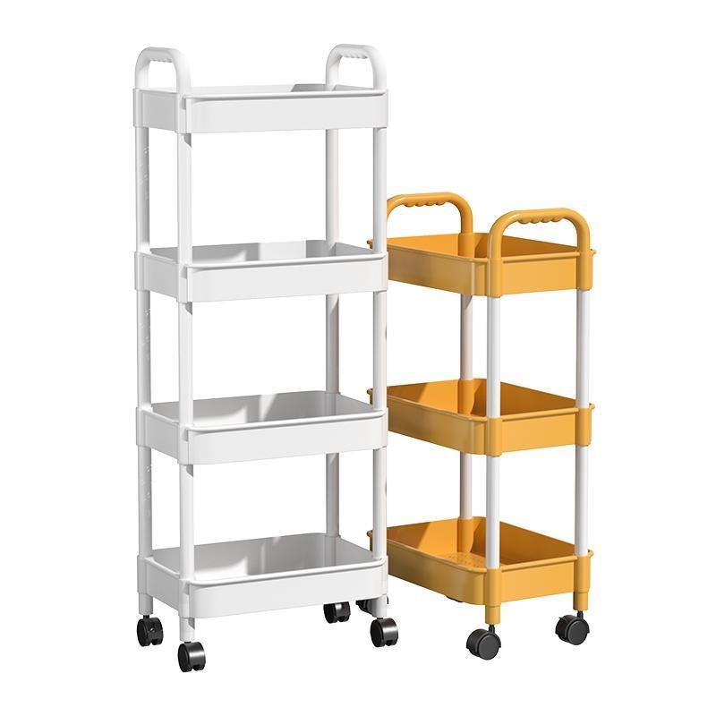 Trolley storage rack, kitchen floor, bedroom multi-layer storage rack, snack mobile, bathroom and toilet storage rack Item Picture