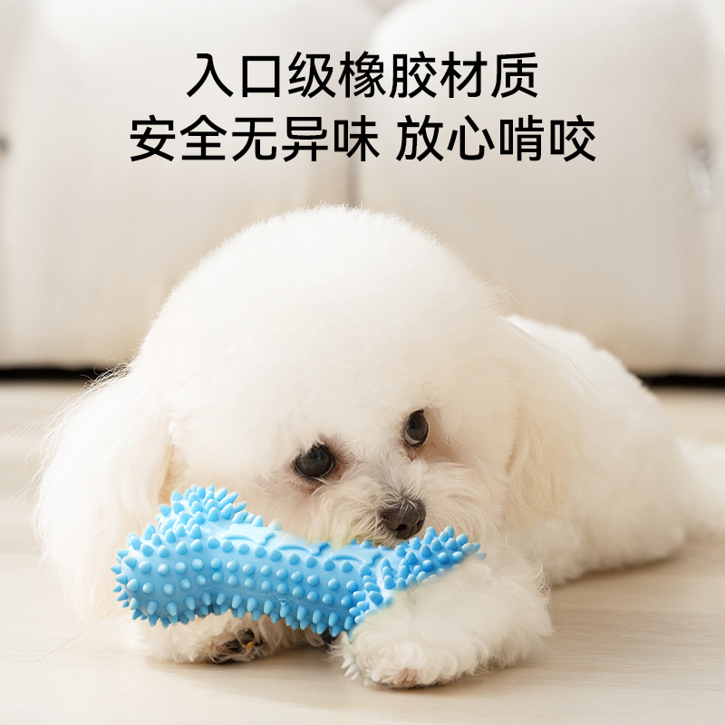 Dog toys, teething, chewable, TPR rubber, self-entertaining and boring pet toys, Teddy puppy toys and supplies Application Scenario