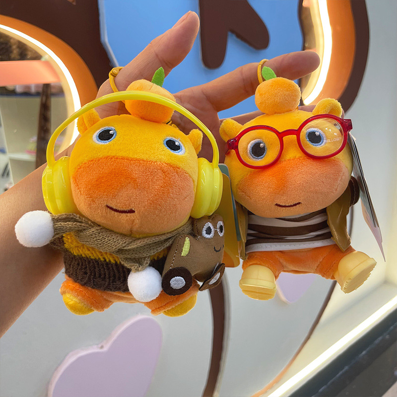 【 Authentic 】 Original secondary costume water Dolphin Lulu plush doll bag Pendant, Little Red Book Internet celebrity doll