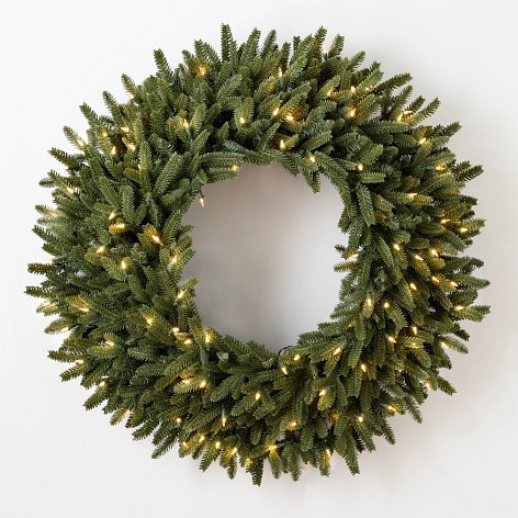 Cross-border new 45cm high-end PE Christmas wreath with decorative ring simulation Christmas vine ring factory wholesale Specification image
