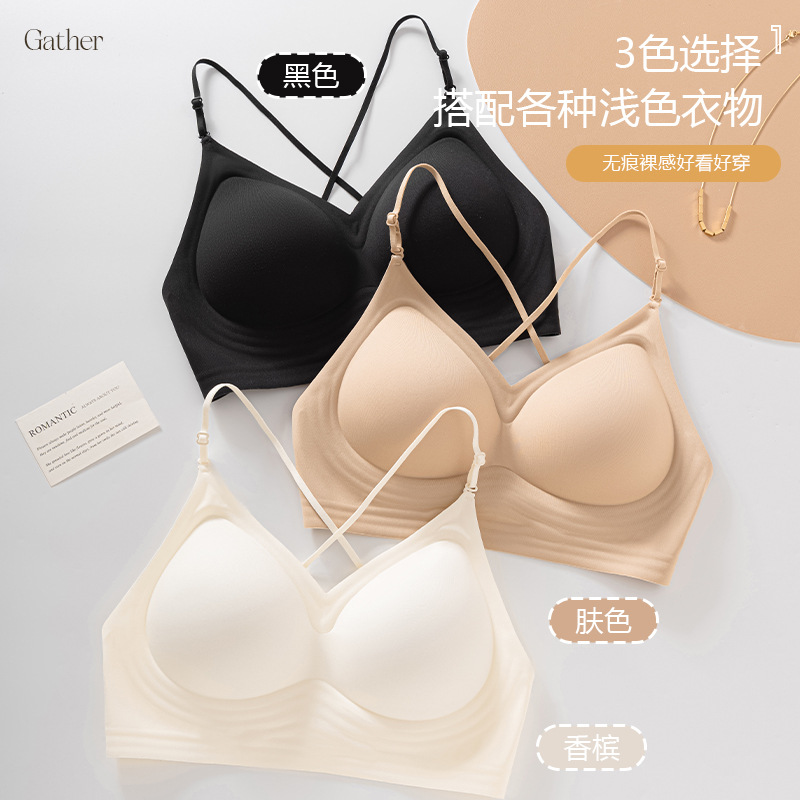文胸/文胸女宽松性感/内衣/美背内衣/大码文胸产品图