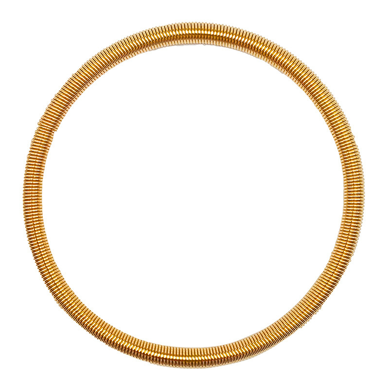 Cross-border elastic pressure steel ring bracelet toy wholesale decoration activity meridian silver wrist massage spring bracelet Item Picture