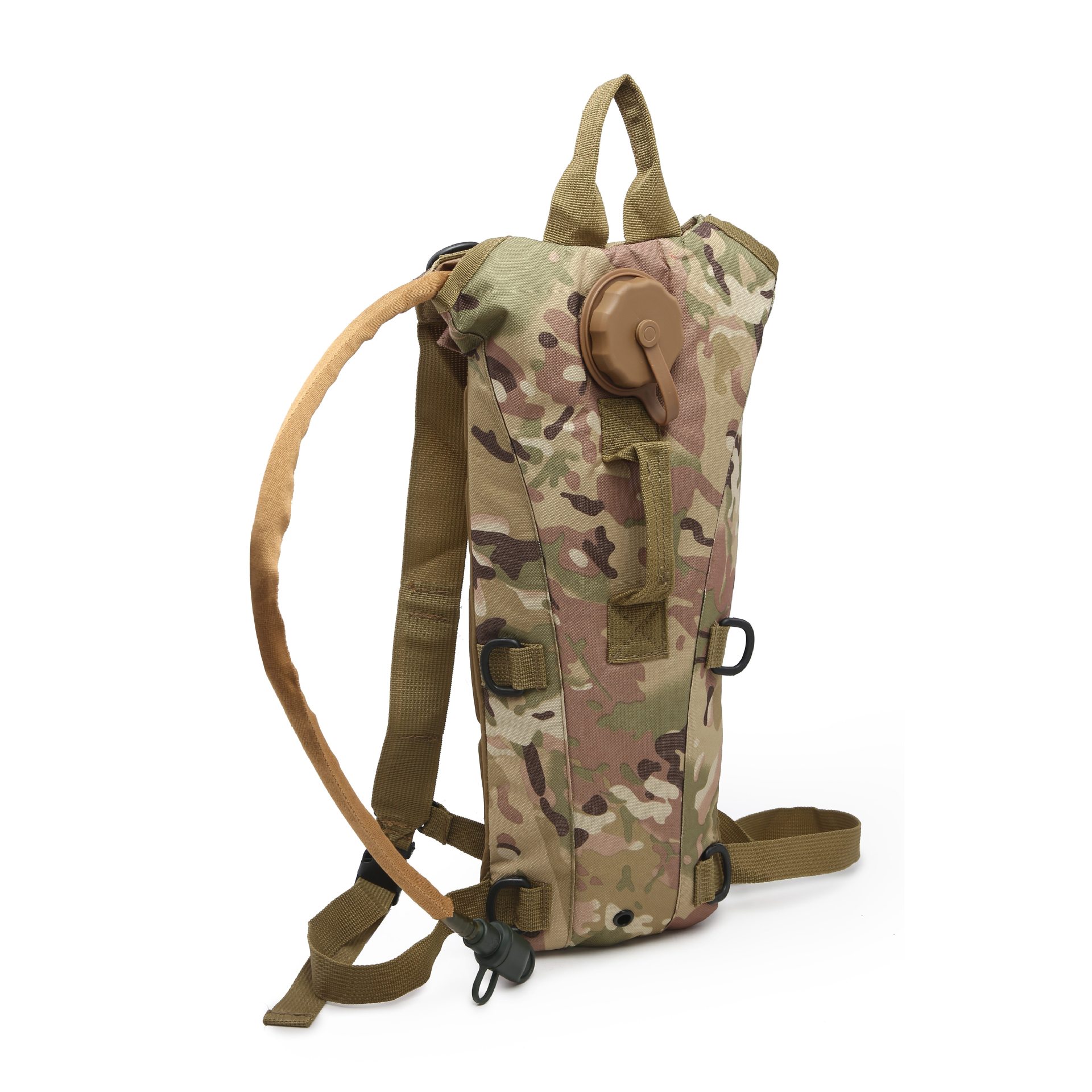 Cross-border 3L water bag outdoor camouflage backpack, eva water bag travel, cycling and mountain climbing tactical portable backpack details Picture
