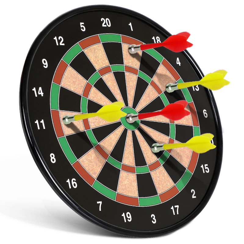 安全磁性飞镖盘套装飞镖盘和飞镖家用儿童玩具白底实物图