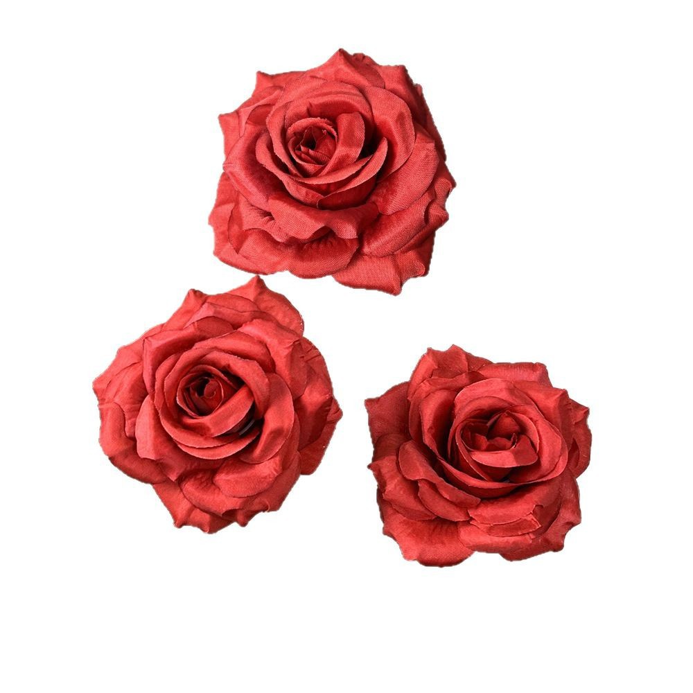 仿真钻石玫瑰假花人造花成品婚庆用花地排造景花高级感客厅插花束详情图5