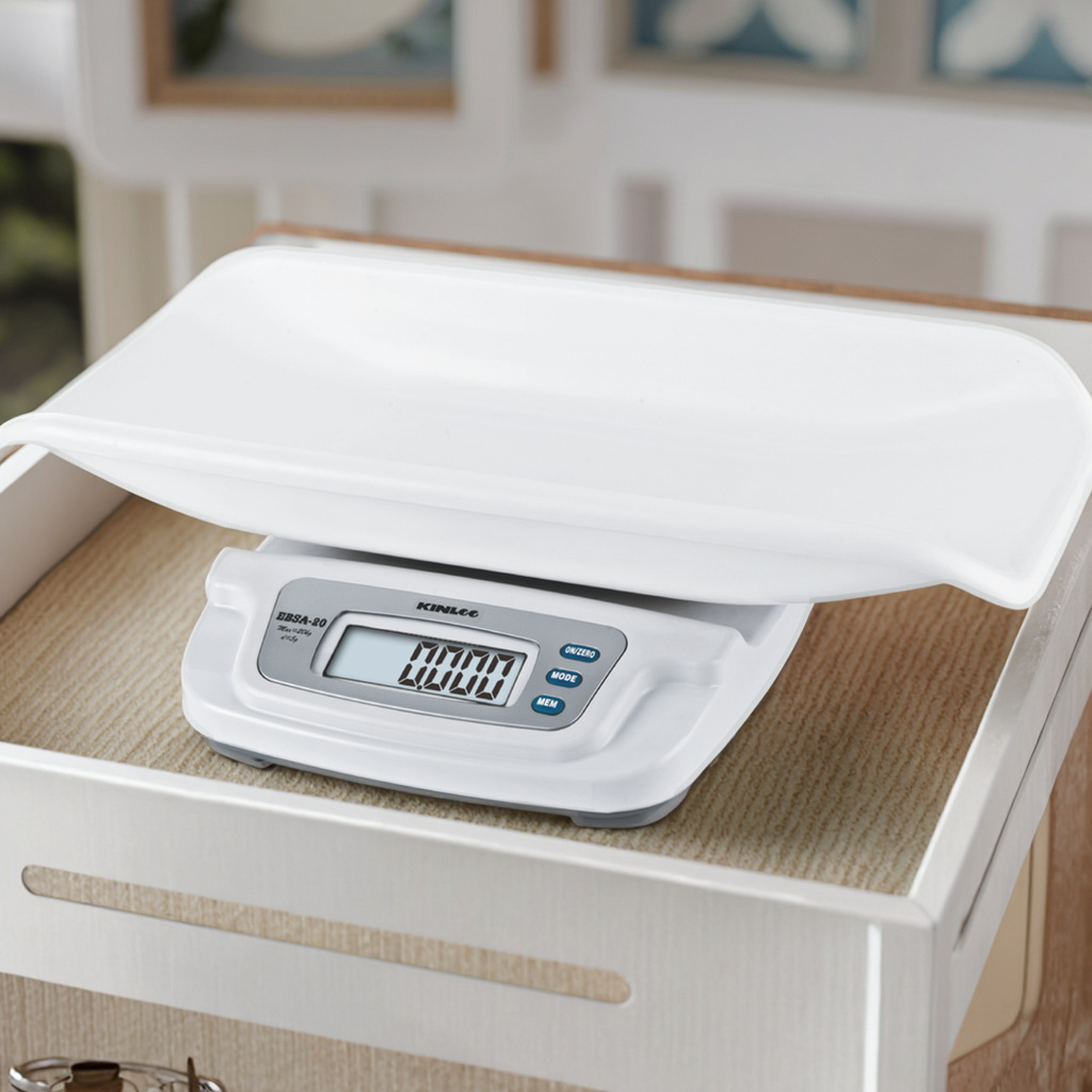 Cross-border exclusive EBSA-20 baby scale, household baby scale, 20KG high-precision detachable tray electronic scale Application Scenario