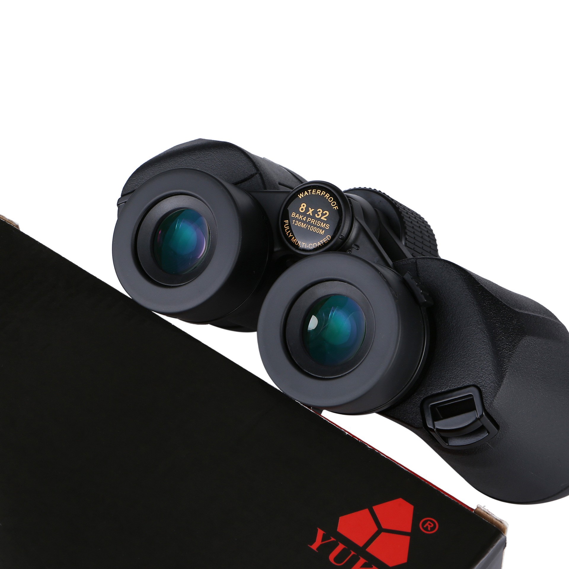 Black yuko8X32 high-power high-definition telescope, all-inclusive telescope, nitrogen-charged telescope manufacturer wholesale available details Picture