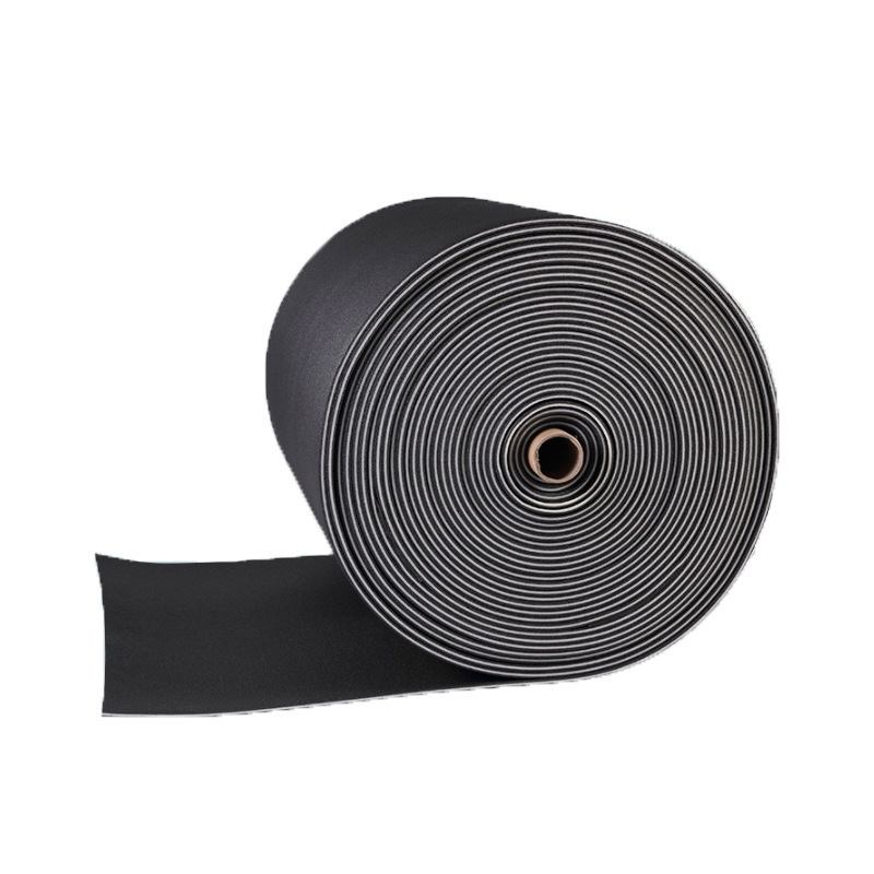 Black Polyethylene Roll-Shaped Shock-Absorbing And Soundproof Pad Balance Pad details Picture