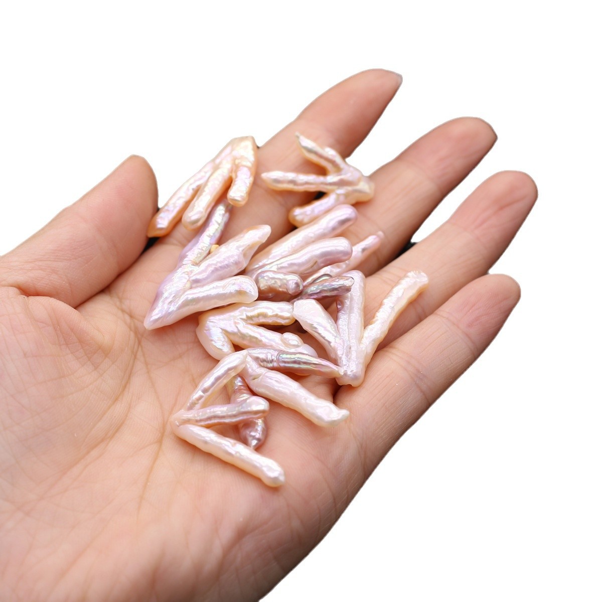 Natural freshwater pearl irregular-shaped Baroque chicken feet Baroque Item Picture