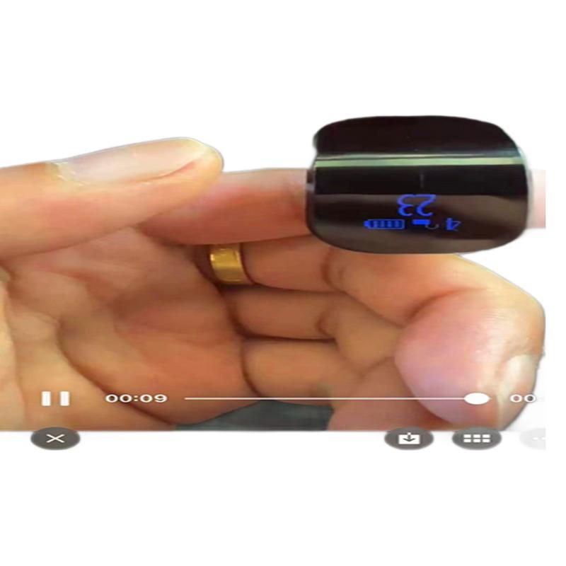 Touch-type luminous hand-press ring-shaped charging intelligent digital display manual electronic counter, mini finger counter Item Picture