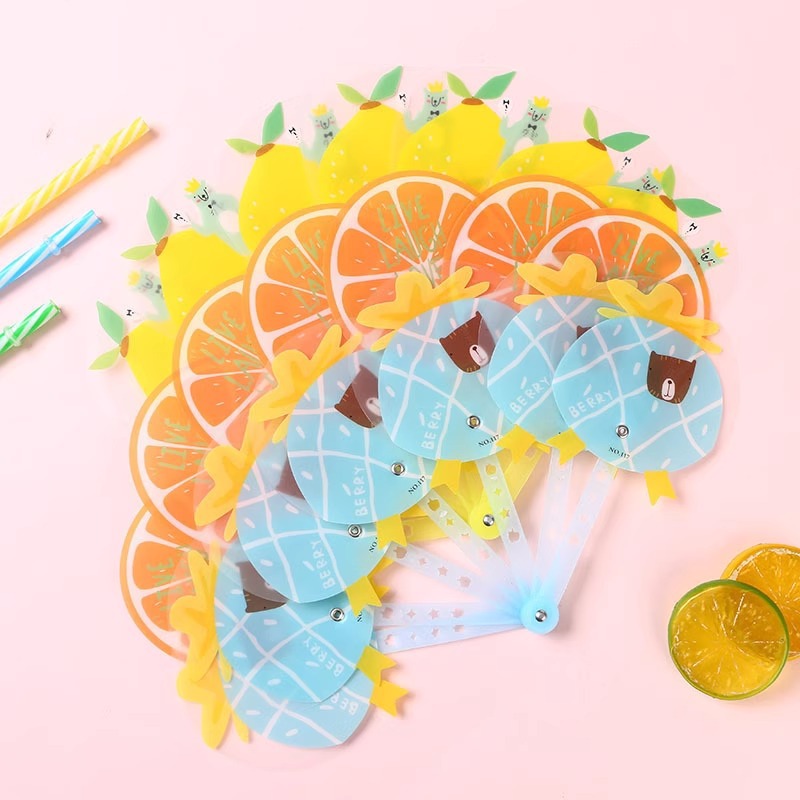 Summer creative student gifts: Cartoon fans for primary school students. Small prizes for the whole class on Children's Day Specification image