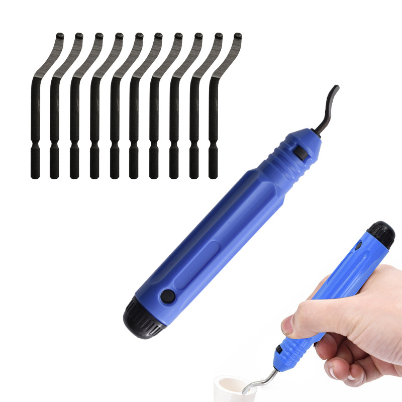 Manual deburring and trimming knife NB1100, scraper, chamfering, manual trimming tool set, plastic and metal trimming tool full figure