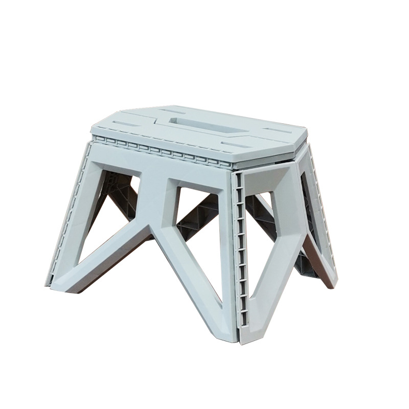 Hand-held thickened plastic folding stool, adult low stool, stool, children's small stool, outdoor camping portable fishing stool Item Picture