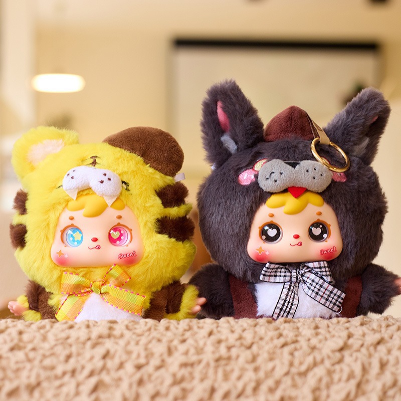 Samuel's coffee shop pendants, blind boxes, plush backpacks, hanging decorations, gift delivery, blind boxes, surprises Specification image