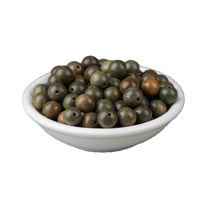Natural old mountain sandalwood 4mm loose beads, chicken wing wood 6mm, agarwood 8mm, cat's eye sandalwood wood cultural and artistic accessory beads 108 details Picture