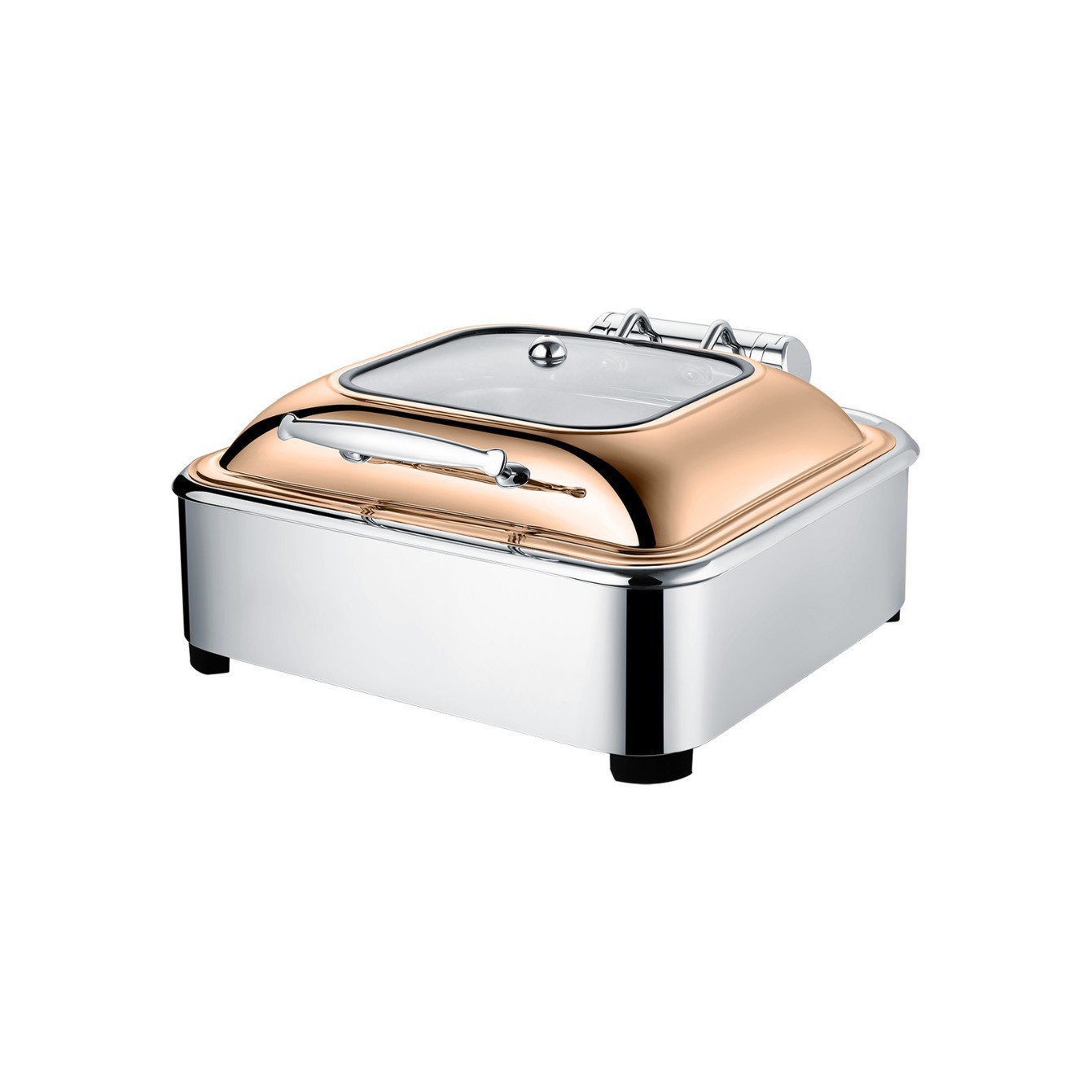 Visual luxury square mechanical buffer meal stove, buffet breakfast stove, buffet stove, hotel special