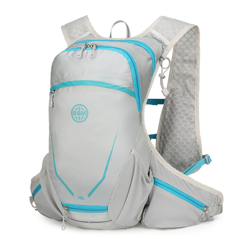 New multi-functional nylon running backpack, safety reflective sports backpack, water bag backpack Specification image