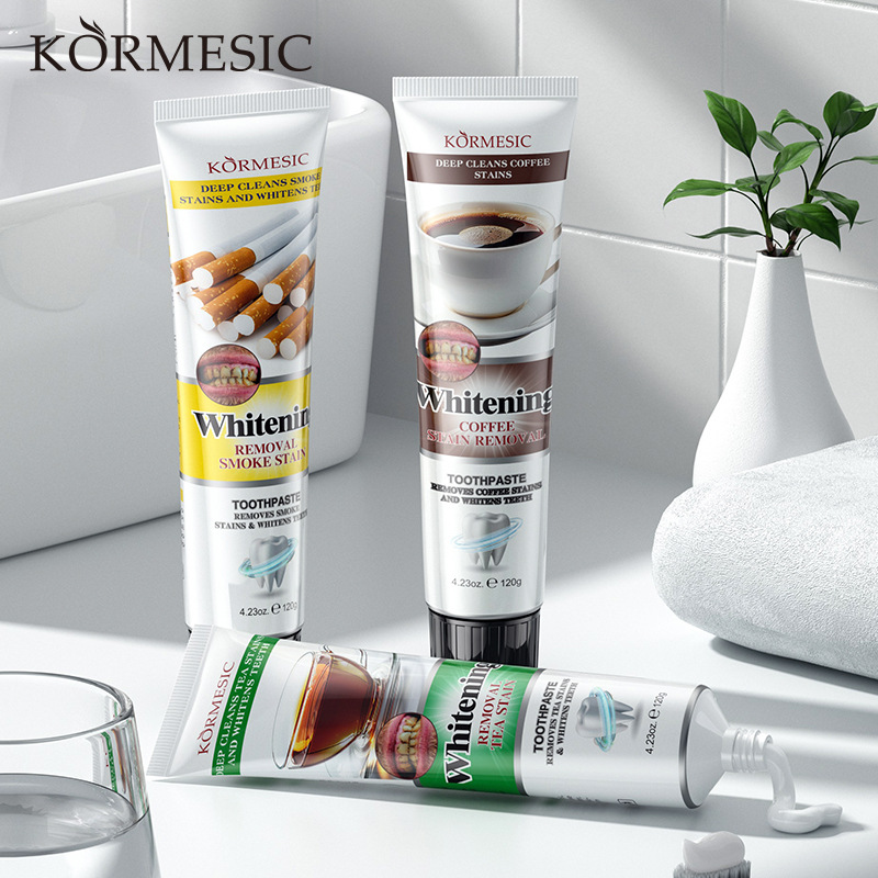 KORMESIC all-English oral care Teeth Clear Breath toothpaste toothpaste Oral cleansing Application Scenario