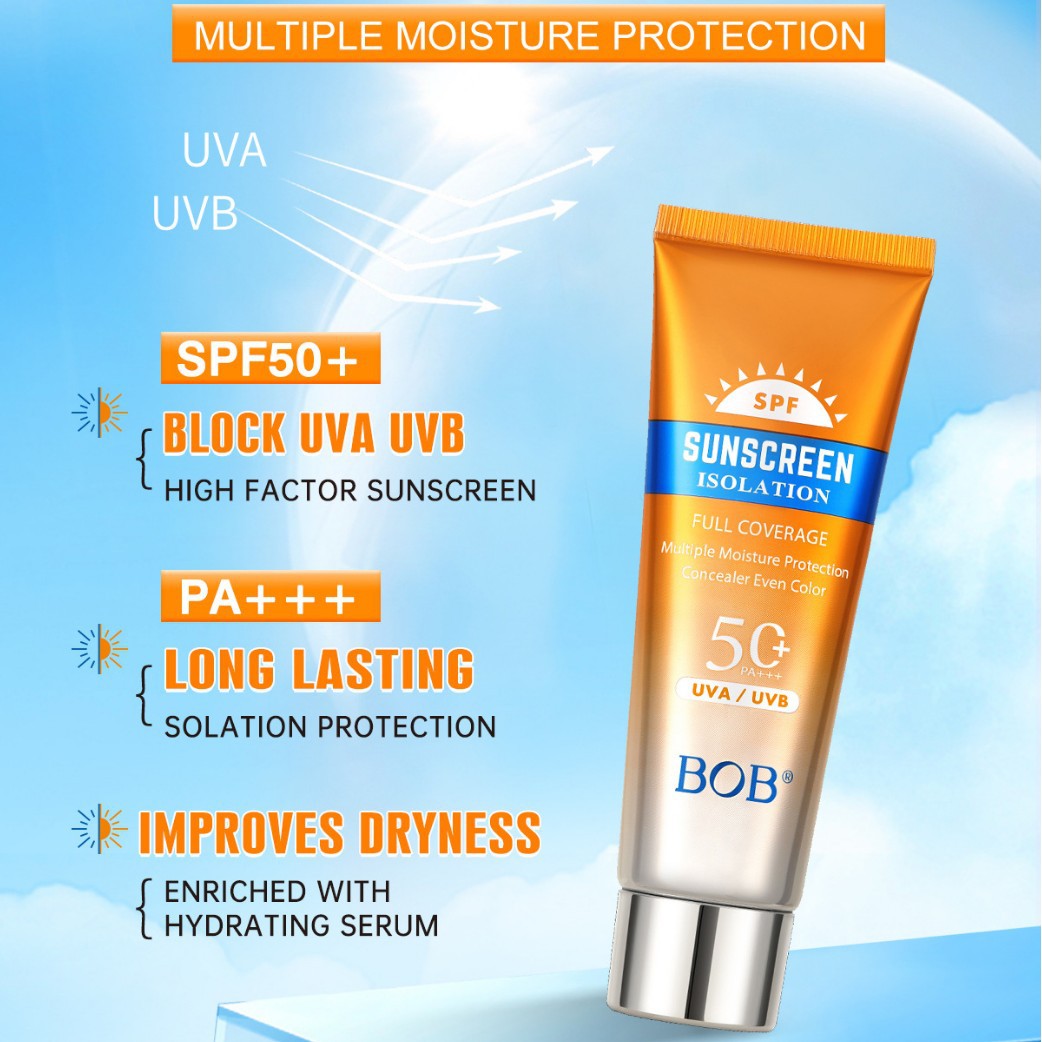 Cross-border bob sunscreen for facial isolation and UV protection Application Scenario