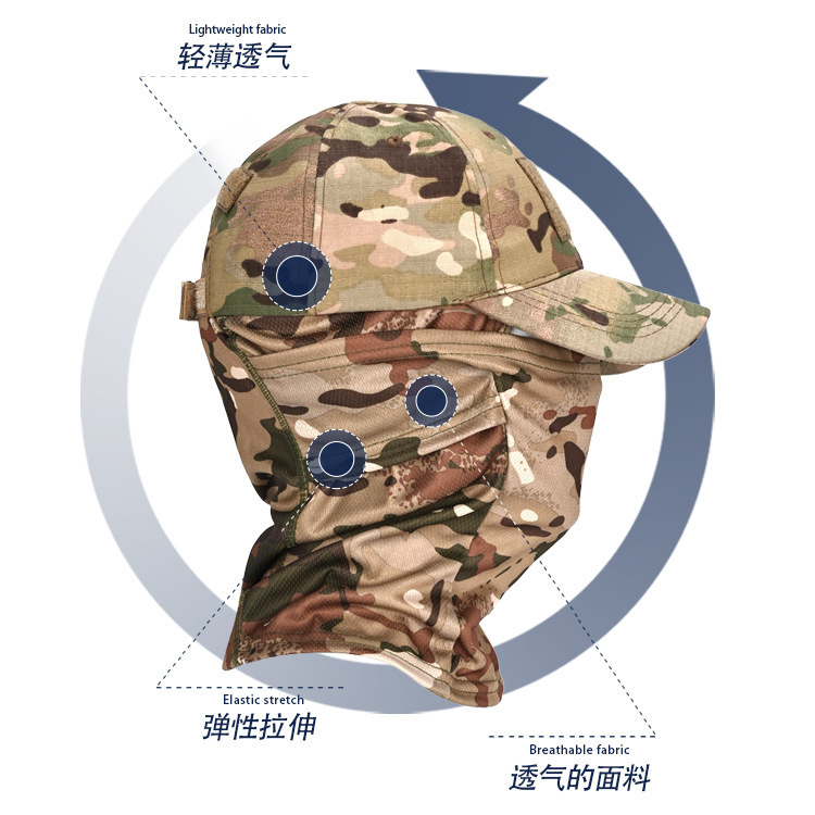 Brown character sun protection baseball cap, straw hat, sun hat classic style, casual and breathable Specification image