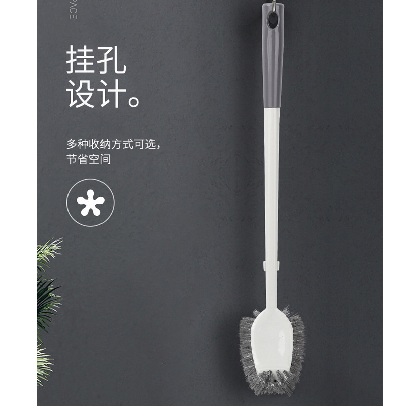 卫生间清洁刷洗厕所蹲坑刷子洁厕刷马桶刷多用刷加液设计长柄清洁细节图