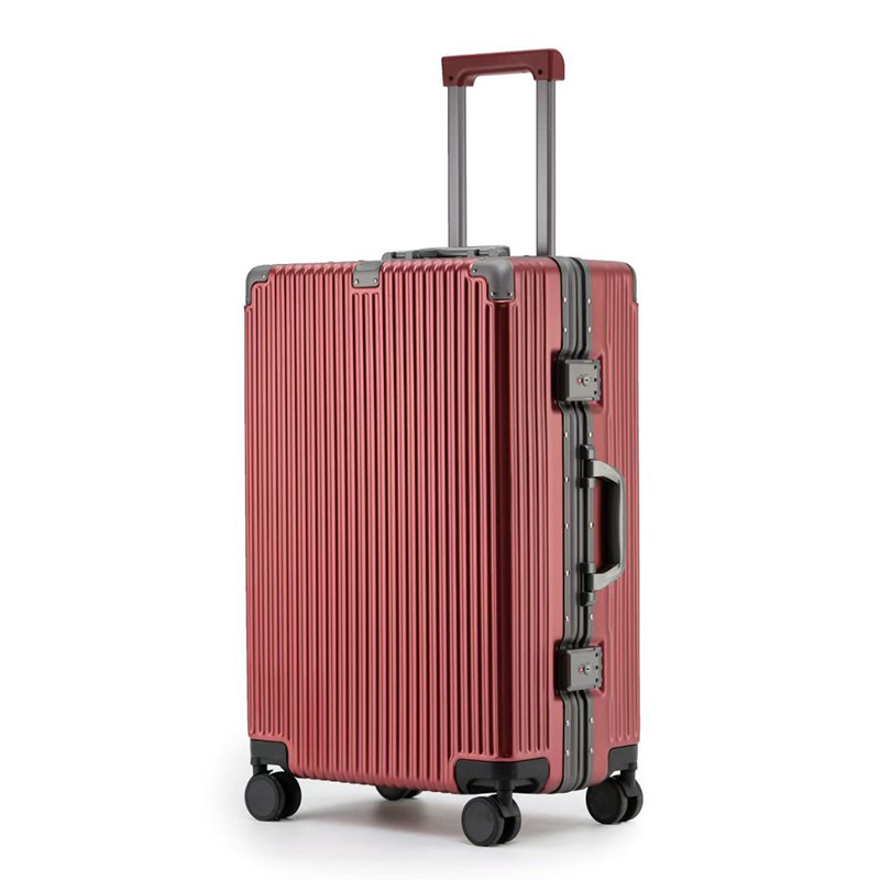 20-inch swivel wheel carry-on suitcase, 2025 new aluminum frame suitcase, TSA password lock, suitcase with handle Item Picture