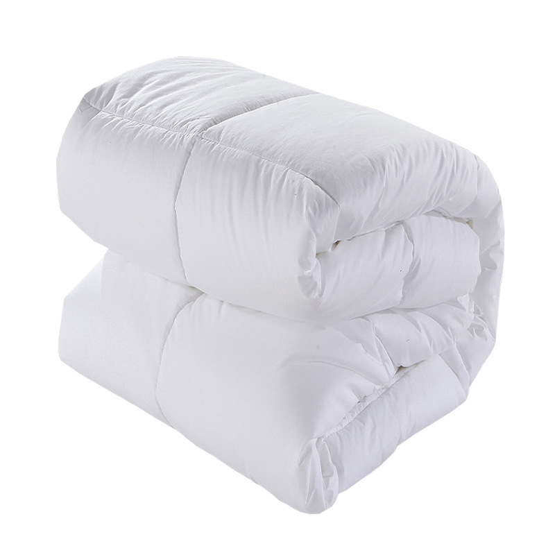 Wholesale of hotel supplies, air conditioning quilts, all-cotton quilts, quilts, all-season quilts, thickened, brushed feather velvet winter cotton quilts for hotels and homestays Item Picture