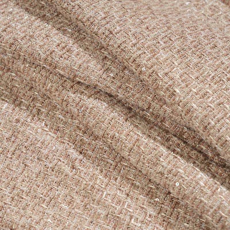 Mokas Autumn/Winter retro polyester-cotton blend fabric, Chanel-style autumn/winter clothing sets, hats and accessories DIY fabric Application Scenario