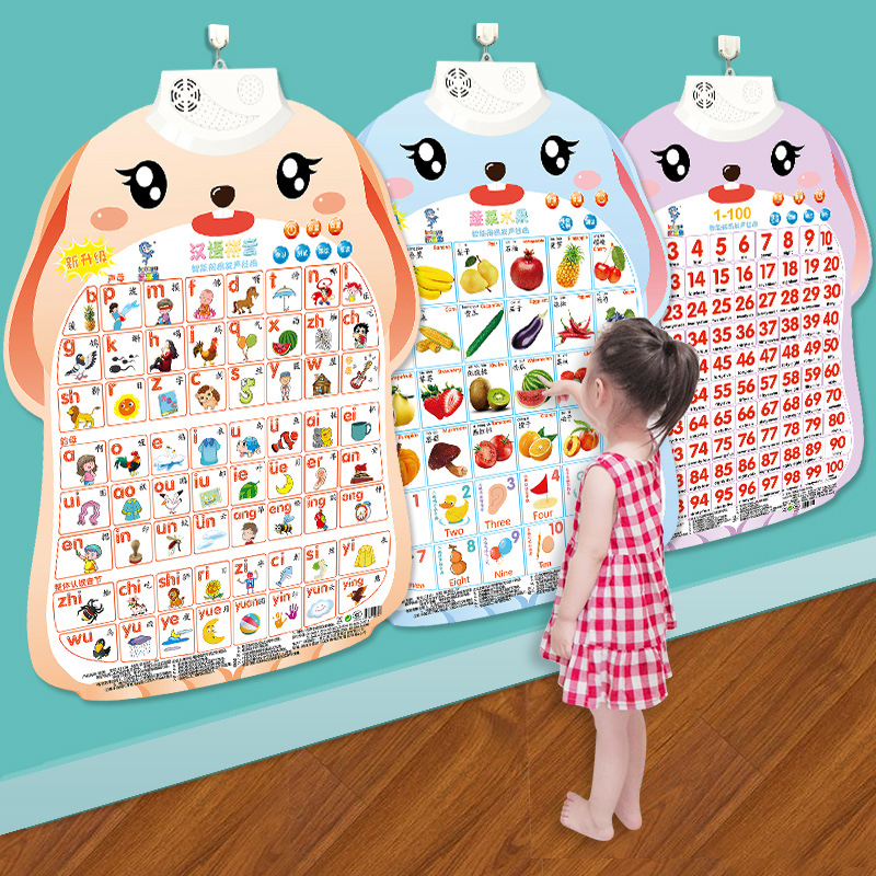 儿童挂卡识字/婴儿有声挂图/儿童立体书/星星头圈圈/我的世界产品图