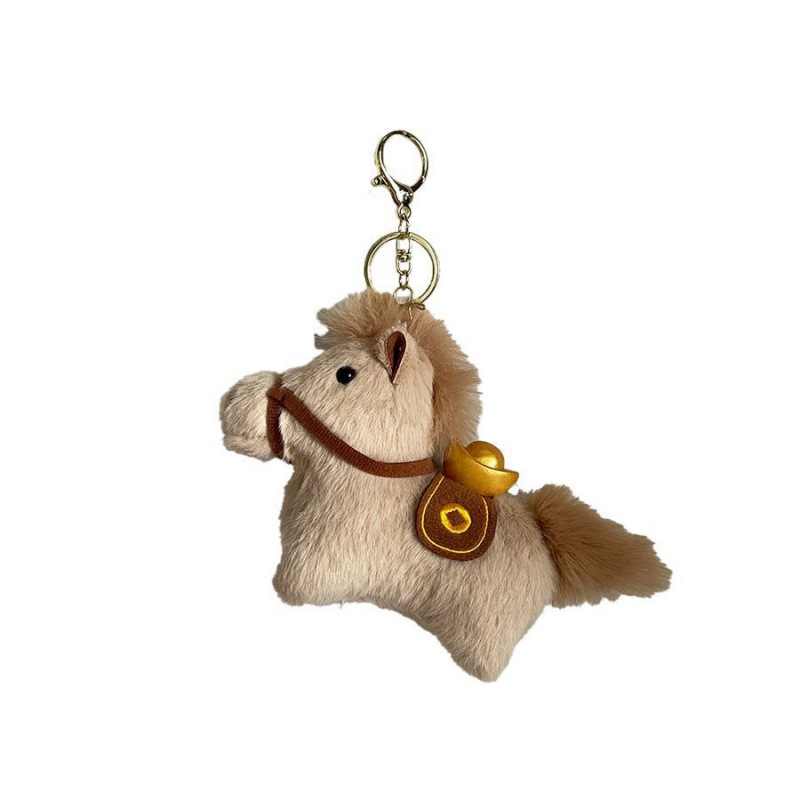Zodiac little horse plush doll, Year of the Horse mascot plush toy doll pendant Application Scenario