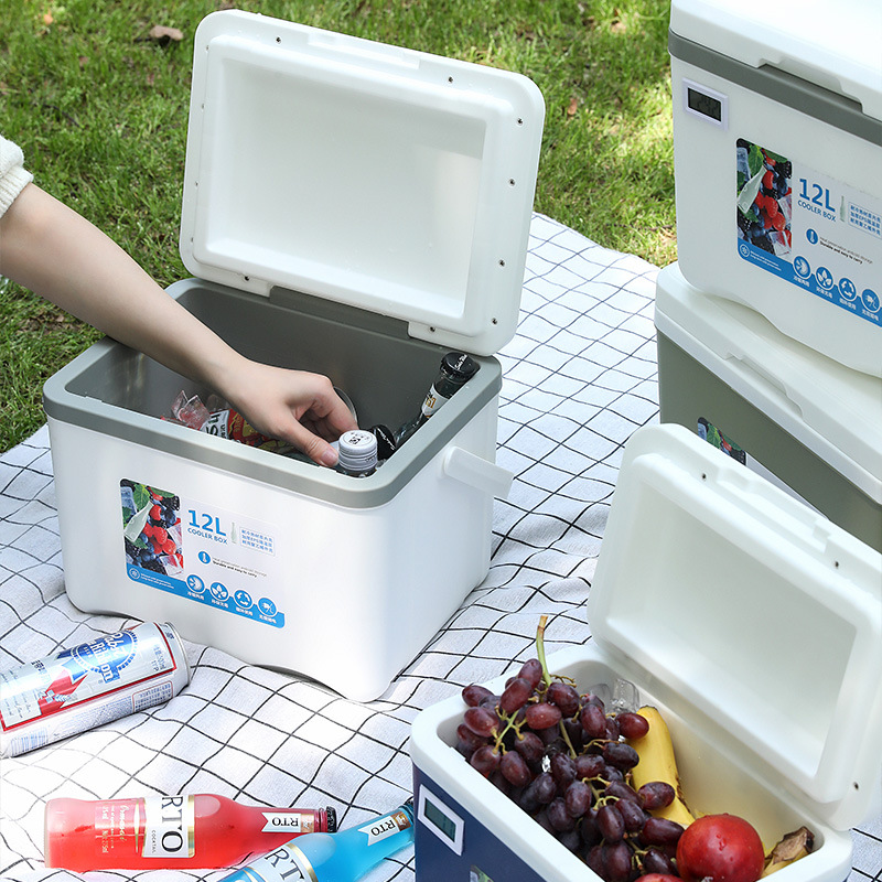 Insulated box, commercial food preservation and cold preservation for street vendors, portable ice bucket, convenient vehicle-mounted outdoor camping and picnic refrigeration box Specification image