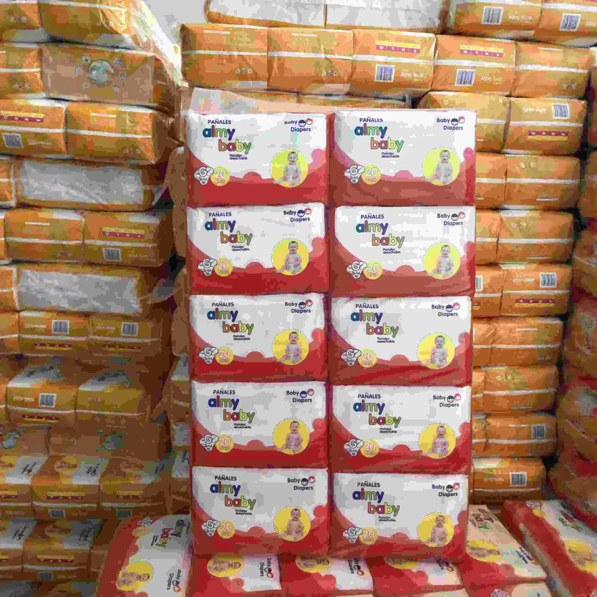 The original manufacturer exports baby diapers with full English standard packaging to Africa for foreign trade Application Scenario